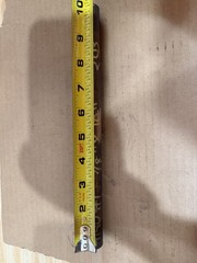 One Piece 4140 Hot Rolled Steel Bar Round Stock Heat Treated 7/8” OD x ~10”