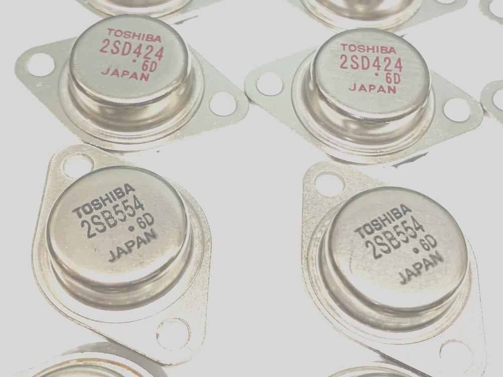 4 Pairs | Toshiba 2SB554 + 2SD424 PNP + NPN Transistors | FREE US Shipping