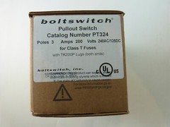 Boltswitch PT324 Pullout Switch 3 Pole 200A Class T NEW