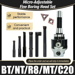 F1 Boring Head 50mm 2in MT2 MT3 MT4 C20 C25 BT30 BT40 NT30 NT40 R8 Lathe Tool