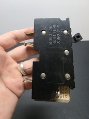 Square D 15 Amp 1 Pole Type XO Breaker 120 Volt Cutler Hammer Thin NOS READ
