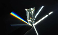 6in” 150mm Optical Glass Triangular Prism Teaching Light Spectrum Physics USA