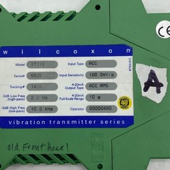 Wilcoxon IT112 Vibration Transmitter Series 20Hz 10g 10.0kHz Serial 5525