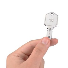 10PK 166 Forklift Key Hyster Heavy Equipment Keys For Clark Yale Komatsu Crown