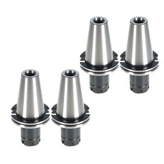 4 PCS CAT50-ER32 COLLET CHUCK 4″ Gage Length—4 CHUCKS NEW Tool Holder Set