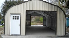 20x25x12 DuroSPAN Steel Building Garage Tiny Home Workshop Factory Direct Open