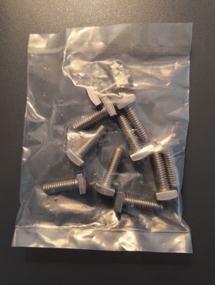 STAINLESS STEEL Square Head Bolts, 5/16-18 x 1, 18-8 20 PCS. NEW
