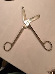 Vintage SS Pakistan Medical Surgical Scissors Pair