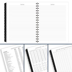 2026 Weekly Monthly Appointment Book Refill 6-1/2″ x 8-3/4″ Medium Executive …