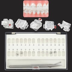Dental Brackets Orthodontic Self Ligating Braces Metal Ceramic Roth MBT 022 345