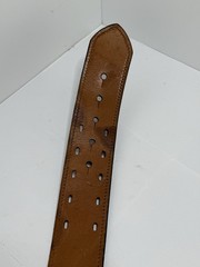 Vintage Smith & Wesson Black Leather Basketweave Duty Belt Size 34 / 42″ Inches