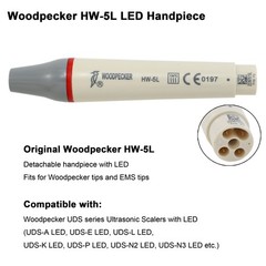 Woodpecker HW-5L DTE HD-7L EMS PIEZON LED Handpiece Ultrasonic Scaler Tips G1 P1