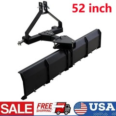 52inch 3 Point Rear Grading Blade Heavy Duty Scraper for Tractor Cat-0 & Cat-1