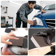 15pcs Sanding Sponges Set Washable Reusable Sanding Block 60/80/120/180/220 Grit
