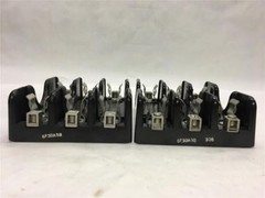 (Lot of 2) Marathon 6F30A3B 3-Pole Fuse Holder 30A 600V 6F30/60A Series