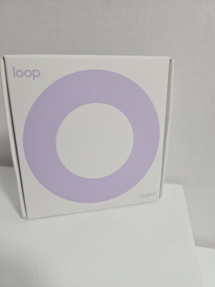 Loop Quiet 2 Earplugs for Noise Reduction Violet New Sealed Box Purple