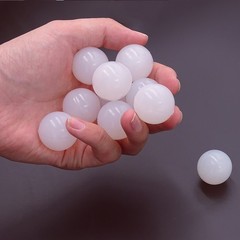 White Solid Silicone Ball Bouncing Bouncy Silica Gel Balls Diameter 1mm-160mm