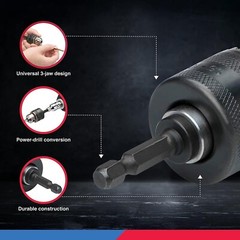 Convertidor Adaptador Guia De Mandril Para Taladro 3/8 Vastago Hexagonal A 1/4
