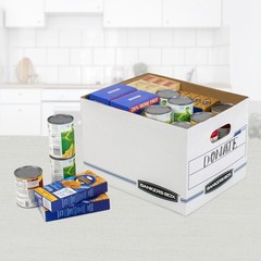 Bankers Box STOR/FILE Storage Boxes, Standard Set-Up, Lift-Off Lid,