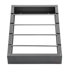 Wire Spool Rack 4 Adjustable Rods Spool Holder Wall Mounted 150 lbs Capacity