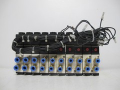 Lot of 10 AirTAC 4V210-08 Valve Solenoid Manifold Body 0.15 0.8 MPa 4V21008 24 V
