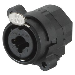 Neutrik NCJ6FI-S Combo XLR/1/4″ Stereo Jack Nonswitching