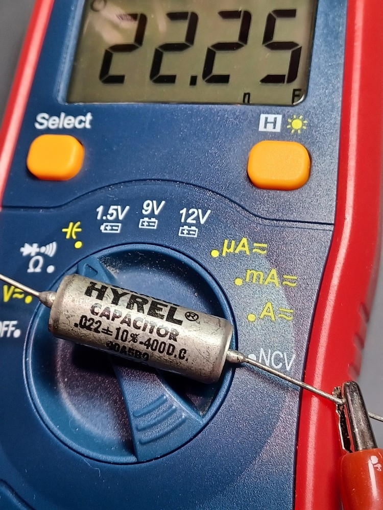 1 Sprague HYREL NOS capacitor .022uf Les Paul SG 335 Amplifiers