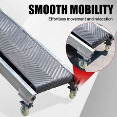 110v Belt Conveyor PVC Stainless Steel 118*20” Incline Belt Conveyor Transport