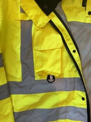 VizLife HV 267 Hi-Vis Yellow/Gray Reflective Hooded Jacket ANSI/ISEA 4XL