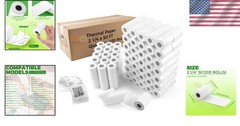 100 POS Receipt Paper Rolls 2 1/4″ x 50′ – Retail Business