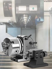 Dividing Head Precision BS-4in/5in/6in 3-Jaw Indexing Head Tailstock Chuck Tool