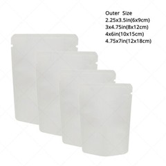 Multiple Colors & Sizes Paper Silver Laminated Inner Flat Open Top Bag Pouch