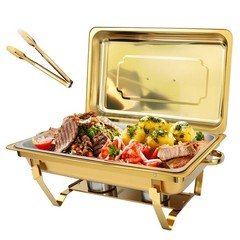 8QT Chafing Dish Wedding Buffet 316 Stainless Steel Chafer Catering Full Size