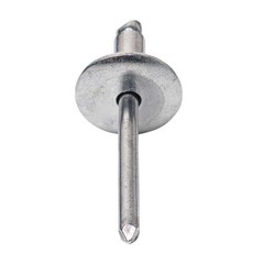 Aluminum Large Flange Pop Rivets, Dome Head Open-End Blind, 1/8″-3/16″ Bulk