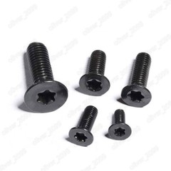 Black 316 Stainless Steel Torx Socket Countersunk Head Screws M3 M4 M5 M6 M8