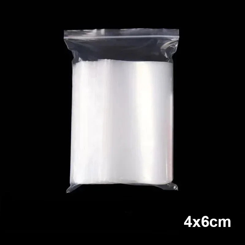 Clear Zip Seal Plastic Bags Jewelry Zipper Top Lock Reclosable Baggies USA
