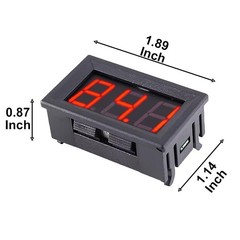 12V Green Fahrenheit Digital Temperature Gauge -58F~239F LED Display Screen w…