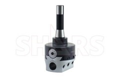 Shars 4″ Adjustable Boring Head 0.0005 Radius + Removable R8 Shank NEW M]
