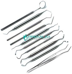 Dental Examination Probes Curettes Scalers Pliers Explorers Set of 10