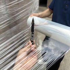 2-Pack Clear Stretch Wrap 18″ x 1000 Feet 80 Gauge Industrial Strength with P…