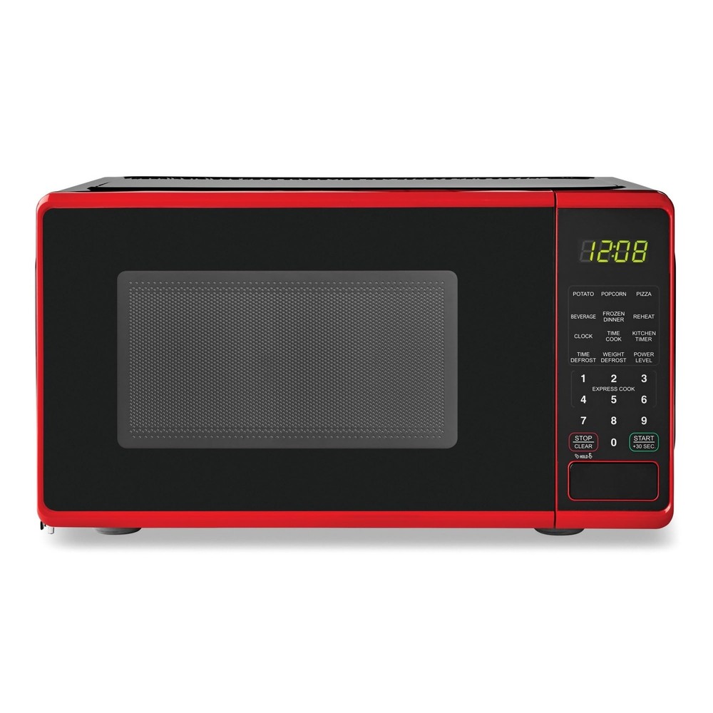 0.7 cu. ft. Countertop Microwave Oven, 700 Watts, New (Color : Red) Red