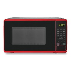 0.7 cu. ft. Countertop Microwave Oven, 700 Watts, New (Color : Red) Red