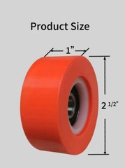 4 x SUPERIOR QUALITY ORANGE DRUM ROLLER BEARING FOR HUEBSCH/SQ/IPSO – 70298701P