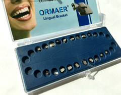 20Pcs/Kit Dental Orthodontic Lingual Metal Brackets Braces Mini 0.018 Stainless