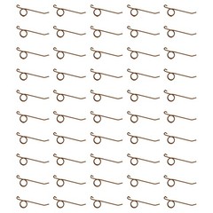 50 Pack Heavy Duty Hay Rake Teeth Tines Fits New Holland 55 56 57 256 400033