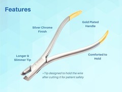 ARTMAN INSTRUMENTS Braces Wire Cutter Orthodontic Distal End Cutter, Large Ha…