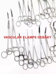 20 PCS SET VASCULAR CLAMPS SURGERY INSTRUMENTS DEBAKY SURGICAL INSTRUMENTS