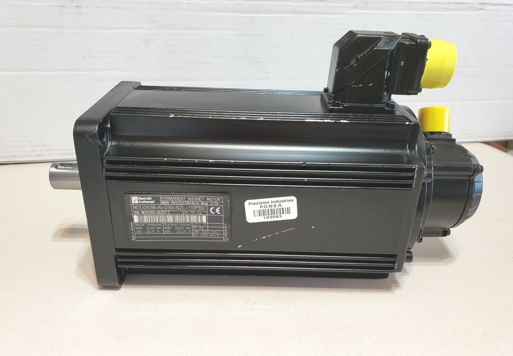 REXROTH MDD093B-N-030-N2L-110PB0, R911252109, Servo Motor 3000rpm 14.5nm 600v-ac