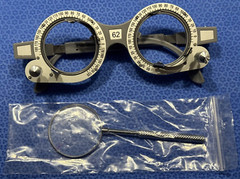 104PCS Optical Optometry Trial Lens Set Metal Rim Aluminum Case