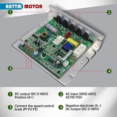 〖US〗750W 550W DC Brushed Motor Control Board for Mini Lathe CJ0618 CJ18A WM210V
